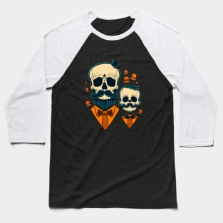 Father's Day skull Baseball T-Shirt